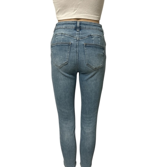 Wax Jean Butt, I Love You Light Wash High Waisted Jeans - Picture 3 of 5